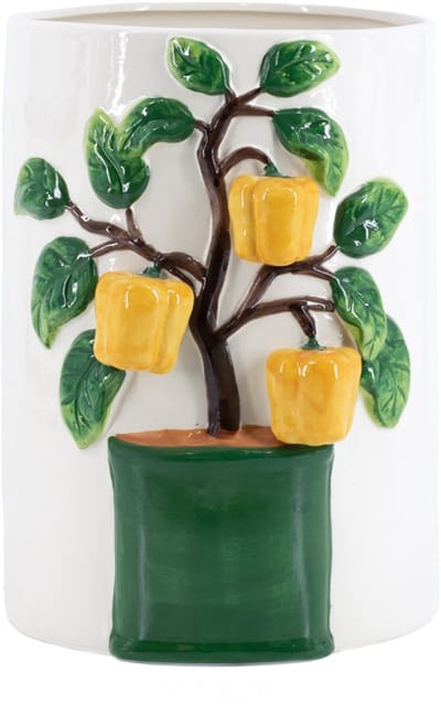 HomeBound by KY | Aardewerk vaas gele paprika | bloemenvaas