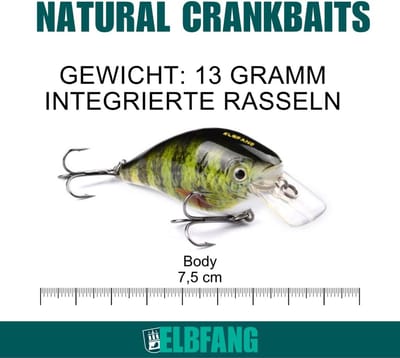 Wobbler Kunstaas voor Roofvissen met Aasdoos - Perfect voor Snoek, Baars en Forel