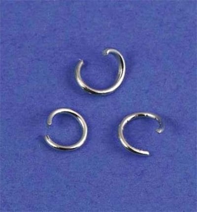 Split Ring, 5mm, Platinum, 50pcs