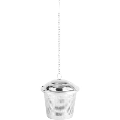 Boules à Épices en Acier Inoxydable Sac à Condiments Passoire Accessoires Outils de Cuisine pour Cuisine L Large white