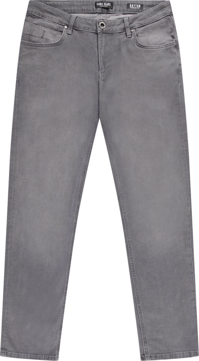Cars grijze heren jeans   Rinsewash wassing   Regular fit   5-Pocket zakken   Knoop- en ritssluiting   Regular waist Grijs 28/30