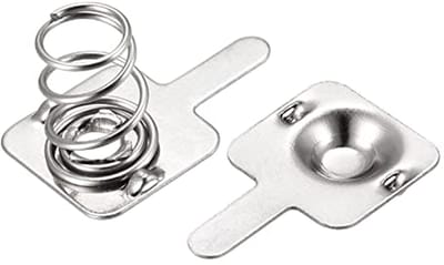 20 Set batterij-veerplaat AAA contact - Vernikkeld 9 mm x 9 mm voor doe-het-zelf projecten