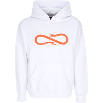 Lichtgewicht sweatshirt met capuchon, logo en capuchon voor heren, wit