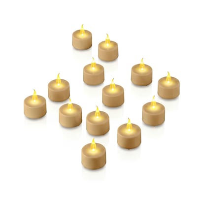 KAD® Led Kaarsen Met Bewegende Vlam - Oplaadbare LED Kaarsen met Bewegende Vlam- Oplaadbare Kaarsen - Oplaadbare Theelichtjes - Wit - 4cm x 13cm x 17cm