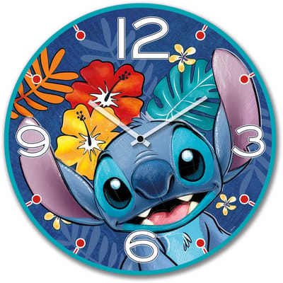 Wandklok Stitch Blue ⌀ 50cm
