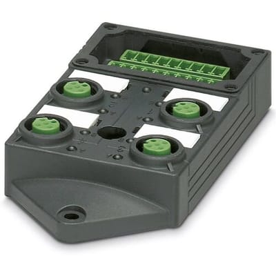 Phoenix Contact SACB-4/ 8-L-C GG SCO P 1452877 Passieve sensor/actorbox M12-verdeler met kunststof schroefdraad 1 stuk(s) Piece