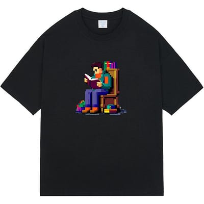Heren Zware Verdikkende Bedrukte Korte Mouw Retro Zomer Nieuwe Mode Merk Los T-shirt Heren XXL
