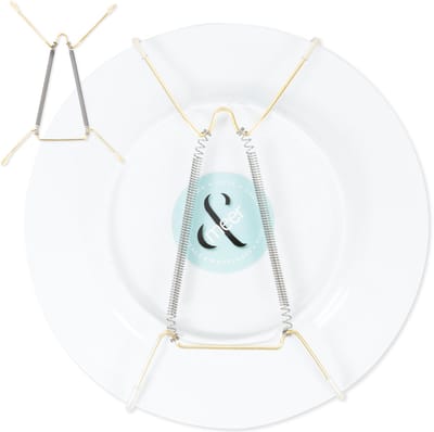 Goudkleurige Bordenhanger Small 16–22 cm – Metalen Bordhanger voor Bord, Kom en Tegel Ophangen
