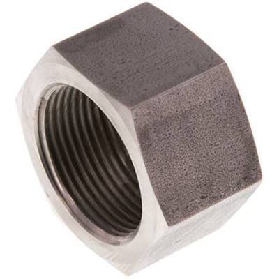 M36x2.0 x 25S RVS Wartelmoer voor Snijring - UNL-S-25-S