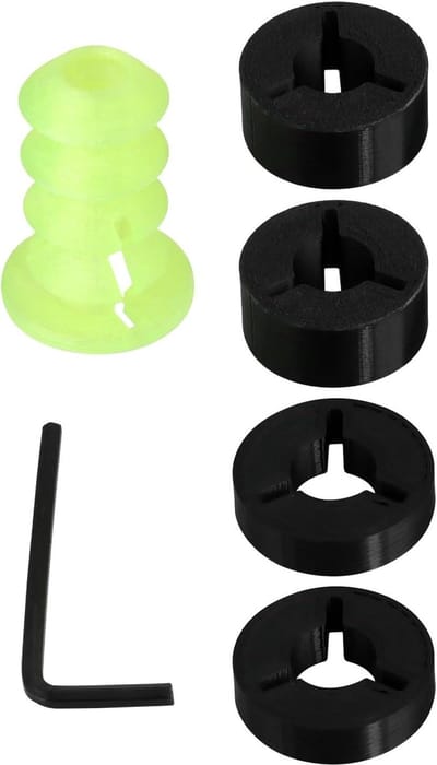 Allecto Plus - Racing Pedals Modificatie Kit Brake Clutch Throttle Damper & Spacers Geschikt voor Racing Wheels - Zwart/Vergelijkbaar款篮