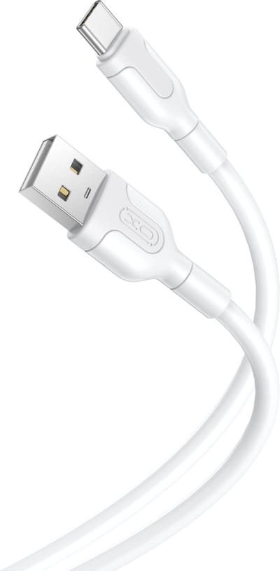 Data- en Oplaadkabel USB-A - USB-C XO Design NB212, 18W, 1m, Wit