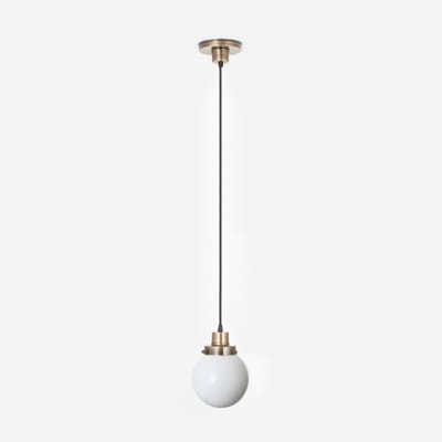 Hanglamp aan snoer Bol 15 20's Brons - Art Deco Trade