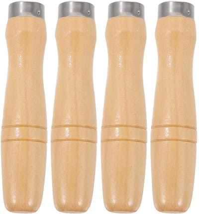 JHUBERS- Grater Handle Ergonomisch - Vervangingshandvat - Antislip - Hout - Multifunctioneel - Schokbestendig - File Handle