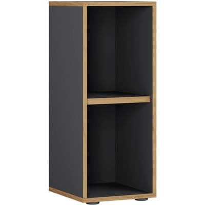 Houten kantoorstandaard plank boekenkast boekenkast plank Salia 2-voudig w. 30 cm