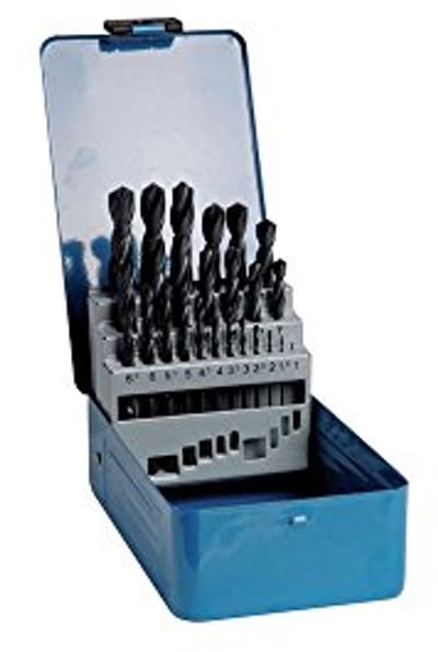 Metaalboor Set 25-delig - Gelamineerd, Diverse Diameters van 1 tot 13 mm