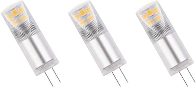Spectrum LED Insteeklampje G4 2.5W - 12V - 290 Lumen - 6000K Koud wit - Helder daglicht - Energiezuinig - 3 stuks