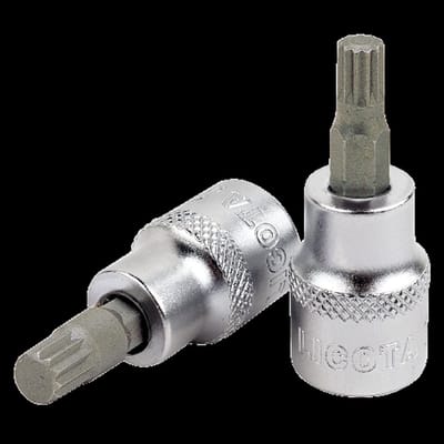 M12 korte XZN-dopsleutel 1/2 inch