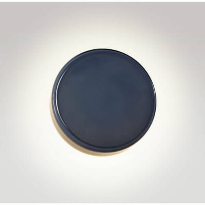 MARSET LED wandlamp Caramel, blauw, Ø 28 cm, TRIAC, glas