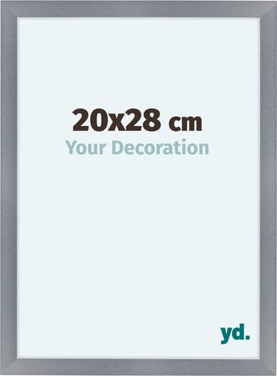 Your Decoration - Fotolijst 20x28 cm - MDF - Aluminium Geborsteld - Como