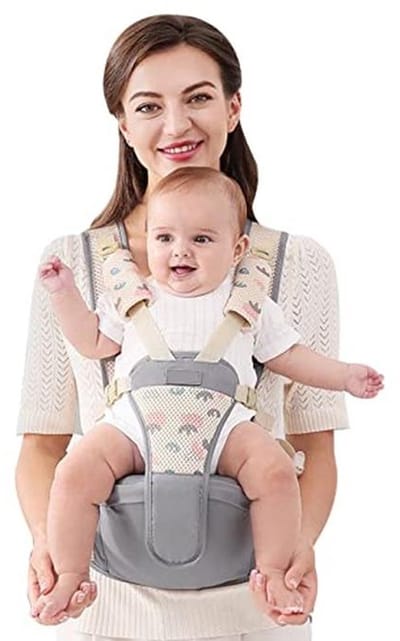 Ergonomische Babydrager met Heupzitje voor 0-36 Maanden - Ademend en Comfortabel