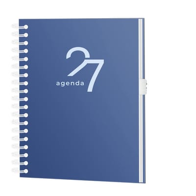 Huurdies® - Schoolagenda 26/27 - A5 - Blauw