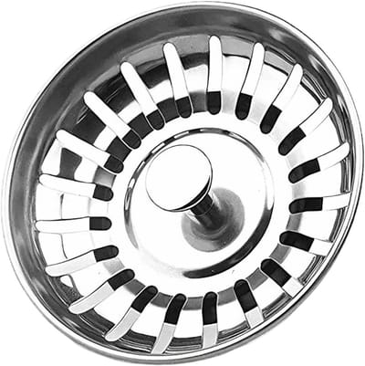 Vervangende RVS Afvoerstoppen voor Keukens - 2 x 78 mm, Geschikt voor 78.5 - 80 mm Gaten, Perfect voor Wateropslag en Filtratie