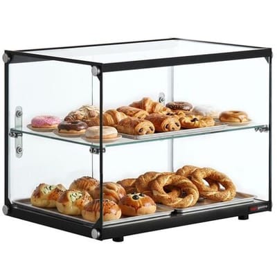 GGM Gastro Aufsatzvitrine - ungekühlt - aus gehärtetem Glas - 550mm