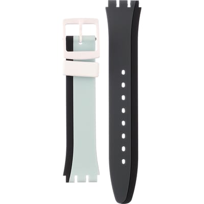 Swatch Plastic - Originals Medium (34mm) /Access/Solar/Musicall/Stop - G/SK/SL/SR/SS/SO28 AGW711 GW711 Greytwist Horlogeband