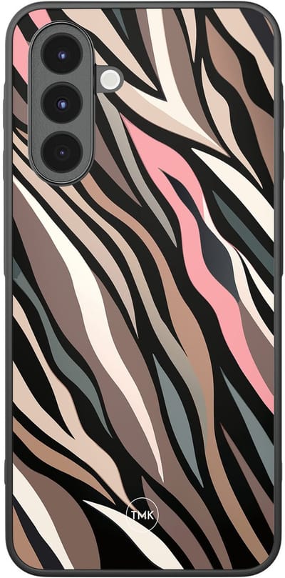 Hoesje geschikt voor Samsung Galaxy A17 - Wild stripes - Multi - TPU case - Gestreept - Hardcase zwart telefoonhoesje