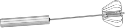 Dailygoods- Eierklopper Halfautomatisch - Roestvrij Staal - Ergonomische Handgreep - Duurzaam - Makkelijk Schoon te Maken - Voor Eieren/Sauzen - Garde