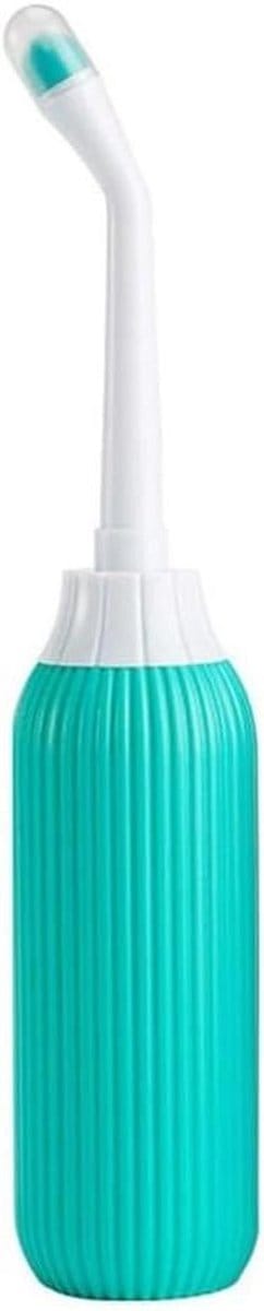 Draagbare Bidet Fles - Reinigingsspoeler Persoonlijke Hygiëne - Persoonlijke Reiniging - Zachte EVA Materiaal - 500 ml - Groen