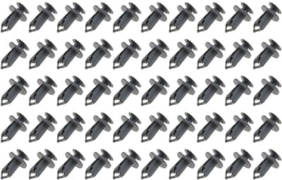 Dailygoody - Bevestigingsclips voor Sierpanelen - Tapijt Bevestiging - Grijze Voeringclips - Geschikt voor Transporter T4 T5 - 50 Stuks