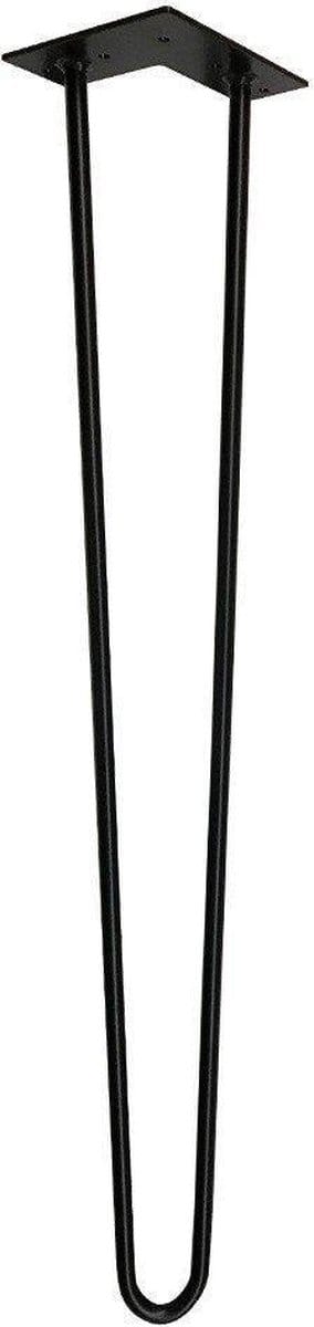 FLE - Stalen hairpin zwart hairpin ø 1,2 cm en hoogte 65 cm