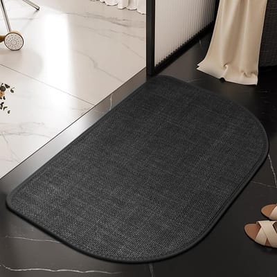 Huishoudelijke Deurmat Toilet Toilet Sneldrogend Tapijt Toilet Vloermat Absorberende Antislip Mat Badkamerdeur 40 * 60CM
