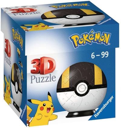 Ravensburger Pokemon Ultra Ball 3D-puzzel 54 stuks. 3D Puzzels