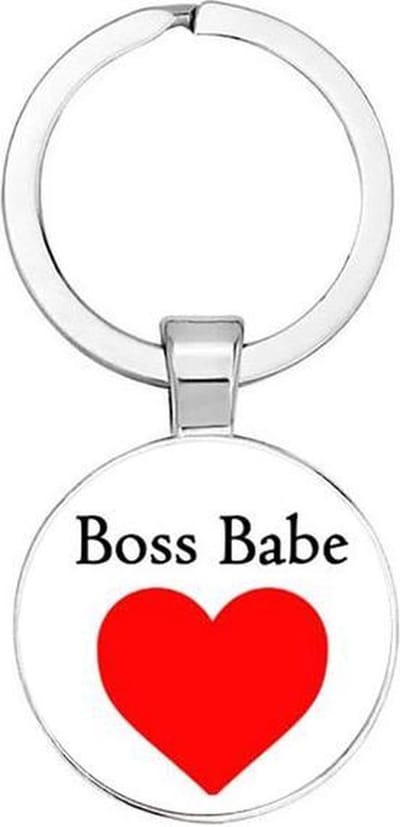 Akyol - Boss Babe Sleutelhanger - Vriendin - vrienden - Leuk kado voor je vrienden om te geven - 2,5 x 2,5 CM