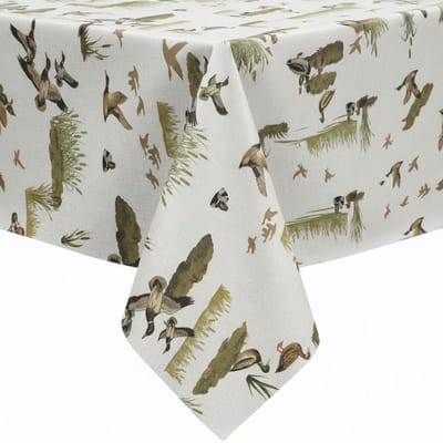Protecttable - Rond Tafelzeil Wilde Vogels ⌀138cm - Tafelkleed Afwasbaar - Kunststof