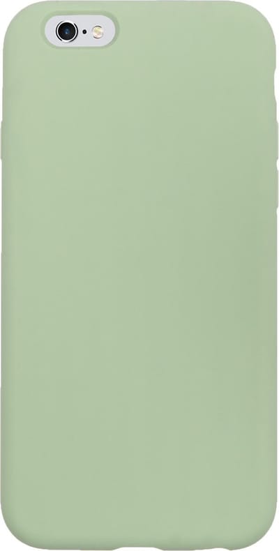 BMAX Siliconen hard case hoesje geschikt voor Apple iPhone 6/6s / Hard Cover / Beschermhoesje / Telefoonhoesje / Hard case / Telefoonbescherming - Mintgroen
