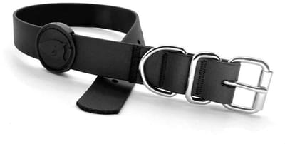 Morso - Halsband Hond Waterproof Gerecycled Black Zwart