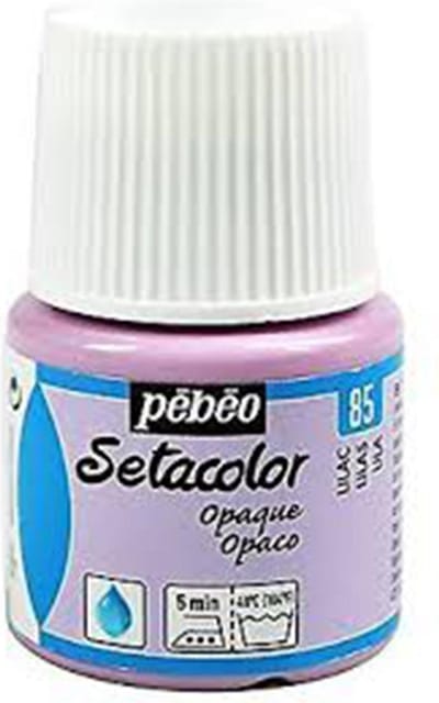 Pébéo Setacolor Lila Textielverf - 45ml textielverf voor donkere en lichte stoffen
