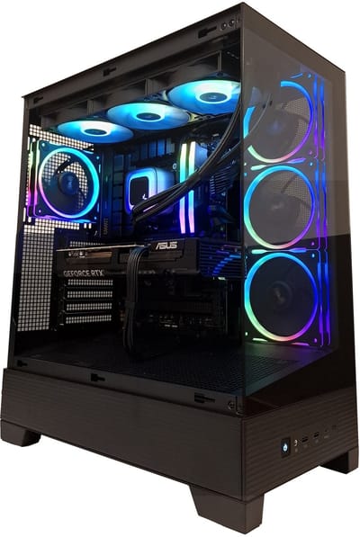 Azerty Gaming Extreme Powered by ASUS - Ryzen 7 9850X3D - ASUS GeForce RTX 5080 - 32 GB RGB DDR5 - 2 TB Samsung ssd - Windows 11 Home