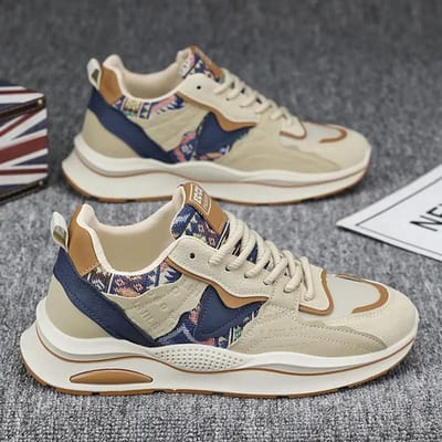 Heren Casual Sportschoenen Mode Zachte Zool Veterschoenen Hardloopschoenen Heren Designer Comfort Platform Schoenen Nieuw 39