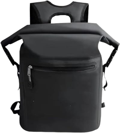 Waterdichte Droge Zak - Opbergtas Outdoor - Buitensporten Opslag - PVC Gecoat Gaasdoek - 25 Liter Capaciteit - Zwart
