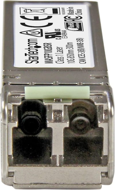 StarTech.com 10 Gigabit Fiber SFP+ Transceiver Module - Cisco Meraki MA-SFP-10GB-SR - MM LC with DDM - 300 m (984 ft) - SFP+ transceiver modul - 10 Gigabit Ethernet