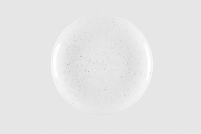 Lubiana ART 6750 plat bord 15 cm, wit met stippen, hotel porselein