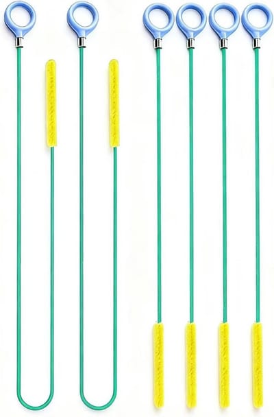 Reinigingsspiraal Set voor Afvoer - 6 Delig - 90 & 130 cm - Verstopping Verwijderen