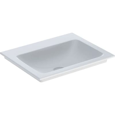 Geberit ONE furniture washbasin 60 cm, vertical outlet, without tap hole, without overflow 505.011.01.1