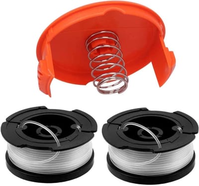 Trimmerspoelen Vervanging - Reserve Spoel Grastrimmer - Gazon Onderhoud - ABS Nylon Materiaal - 2 stuks - Oranje