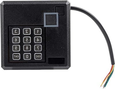 Waterdichte RFID Kaartlezer 125KHz en 13.56MHZ voor Toegangscontrole en Deurbeveiliging, Geschikt voor Thuis en Kantoor