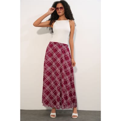 Bloemen Hoge Taille Maxi Rok
